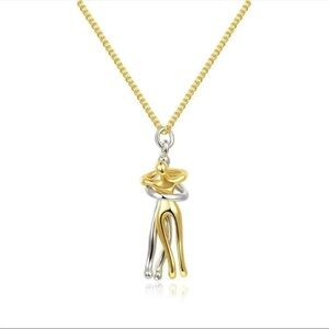 2/$10 Couple Hug Pendant Necklace